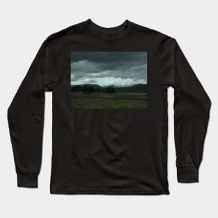 Scottish Rain Coming Over Glencoe Long Sleeve T-Shirt